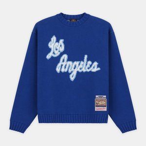 MADHAPPY X LAKERS M&N KNITWEAR CREWNECK